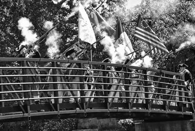 A MUSKET VOLLEY
