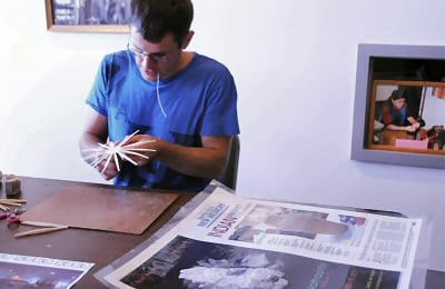 ARTIST AT WORK