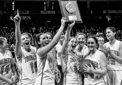 CELEBRATING on Saturday, February 20, were the Shead High School Tigerettes after winning the 2016 Class D North girls’ basketball title. (Don Dunbar photo) Subscribe to Quoddy Tides Rates:$