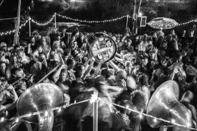 THE 8TH ANNUAL BLACKFLY BALL, hosted by the Beehive Design Collective at the Machias Valley Grange Hall on August 17, was a fantastic dress-up dance party for all. (Robin Farrin photo)