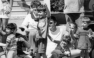 EXCITED, Isaiah J. Mitchell and Frances Mitchell of Eastport, Logan King of Maui, Hawaii, Alex Mitchell of Fort Kent, Leah King of Maui, Jade St. Pierre of Madawaska and Lucas King of Maui r