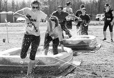 FEATURING 5K and 1-mile courses, the second annual A La Mud Obstacle Challenge was held in Whitneyville on May 3. The event, organized by Washington County: One Community, raised $3,300 to b