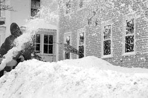 LET IT SNOW, LET IT SNOW, LET IT SNOW. The weather outside may have been frightful during the night of December 21-22, but the storm delivered 17 delightful inches of a white Christmas for t